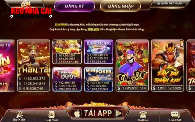 keonhacai 10 Giới thiệu sơ lược về Casino Sunwin