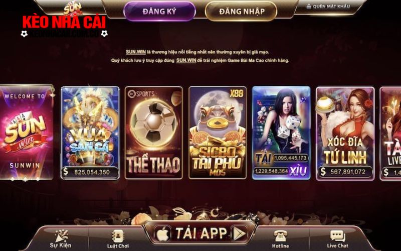 keonhacai 11 Lý do casino sunwin có lượng người chơi khủng
